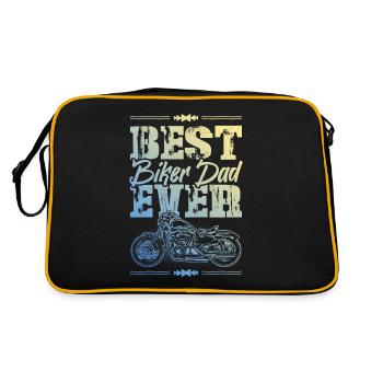 Biker Dad - Retro Bag - black/gold - Back