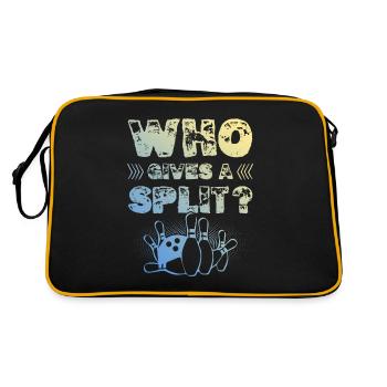 Bowling Split - Retro Bag - black/gold - Back