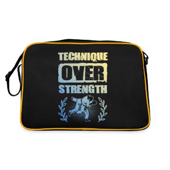 Lutte - Sac Retro - noir/or - Dos
