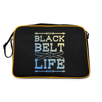 Black Belt Martial Arts - Retro Bag - black/gold - Back