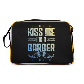 Embrasse-moi Barbier - Sac Retro - noir/or - Dos