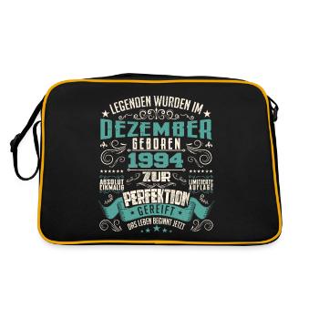 Legenden werden geboren im Dezember 1994 - Sac Retro - noir/or - Dos