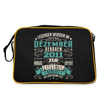 Legenden werden geboren im Dezember 2011 - Sac Retro - noir/or - Dos
