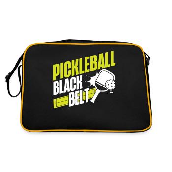 Pickleball Pickleball Black Belt - Sac Retro - noir/or - Dos
