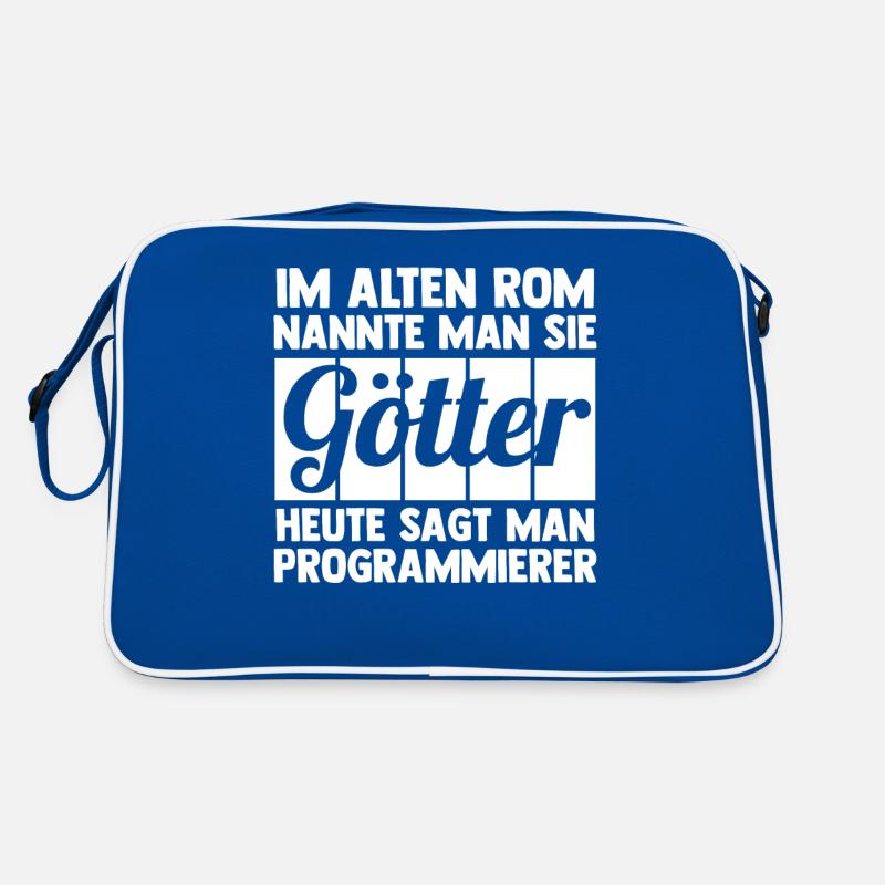 Programmieren Entwickler Coder Programmierer Retro Tasche