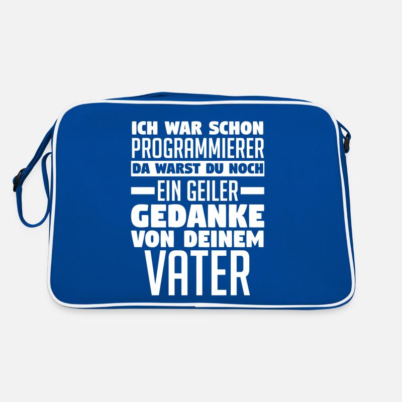 Programmieren Entwickler Coder Programmierer Retro Tasche