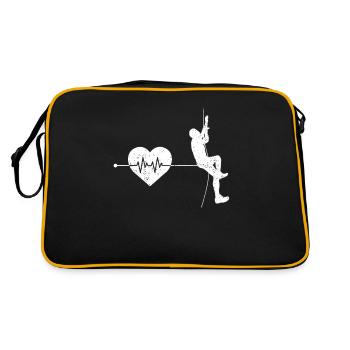 Accélération du rythme cardiaque - Sac Retro - noir/or - Dos