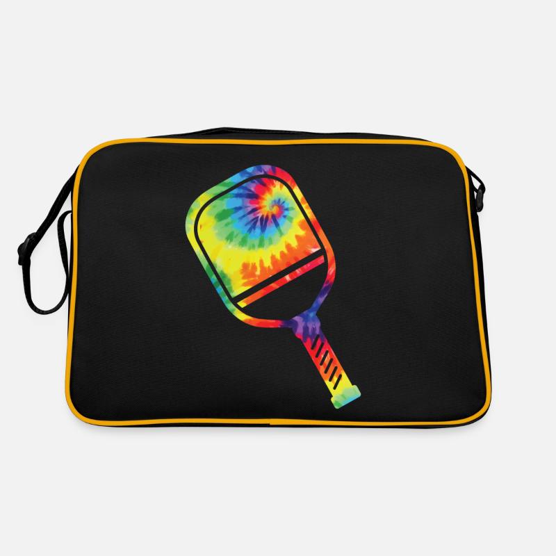 Pickleball Paddle Tie Dye Retro Retro Tasche