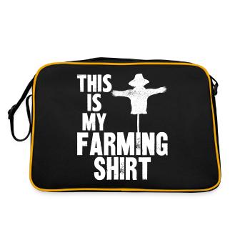 Farming Farmer Vintage C’est mon - Sac Retro - noir/or - Dos