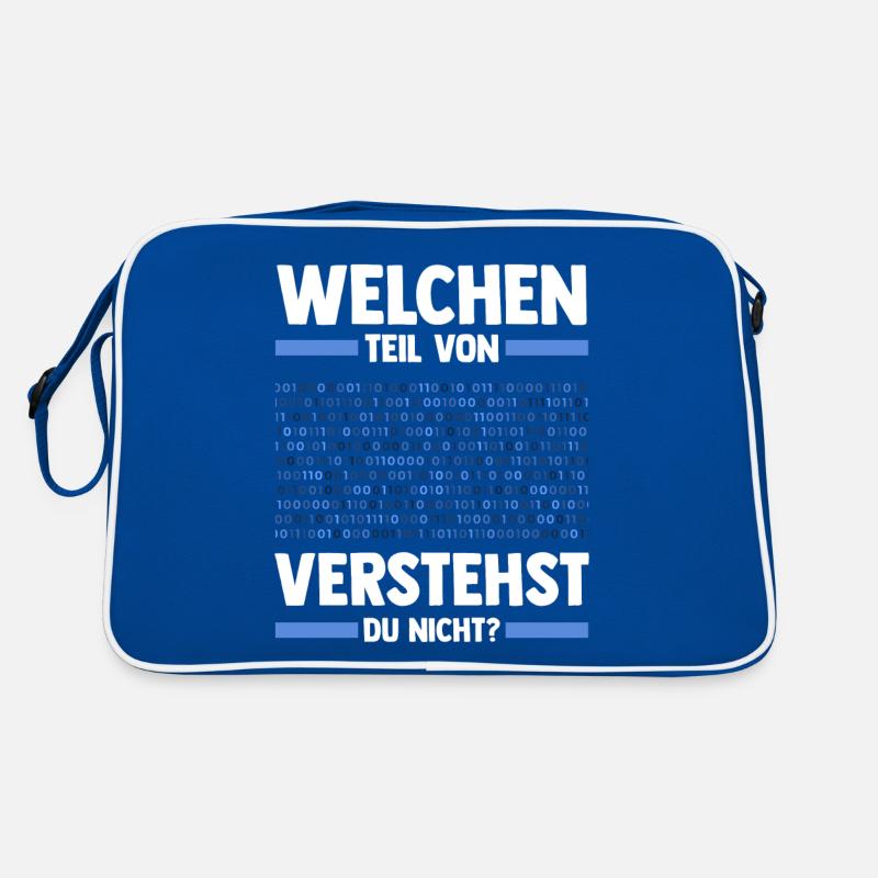 Programmieren Entwickler Coder Programmierer Retro Tasche