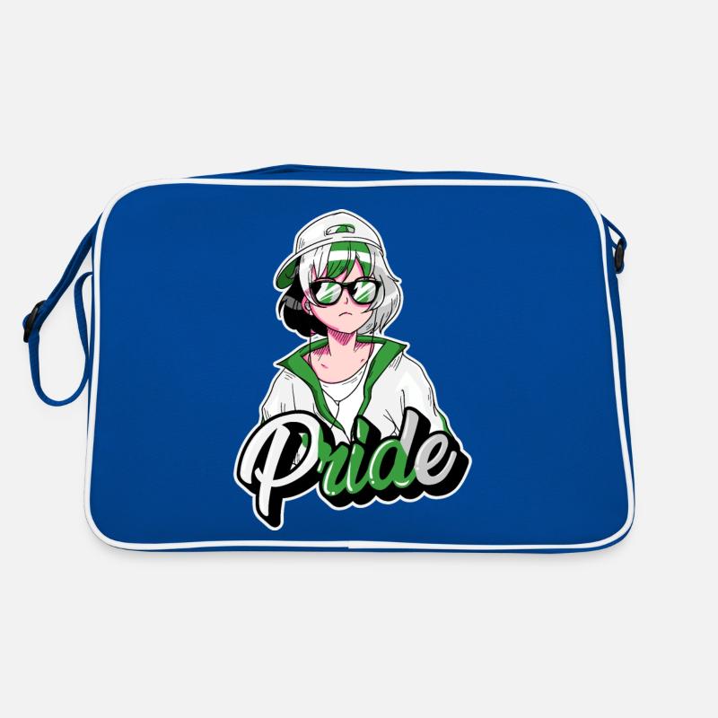 Demiromantischer Stolz Coole Anime Mädchen Demirom Retro Tasche