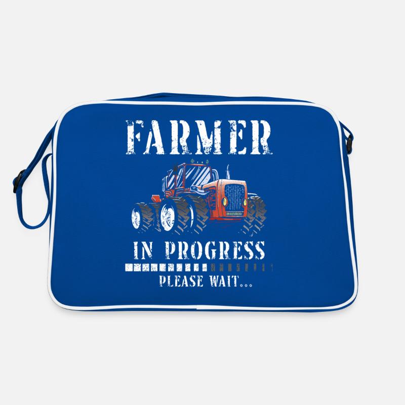 Farming Farmer Vintage Tractor Retro Bag