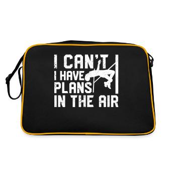 Funny Pole Vaulting Pole Vault Pole Vault - Retro Bag - black/gold - Back