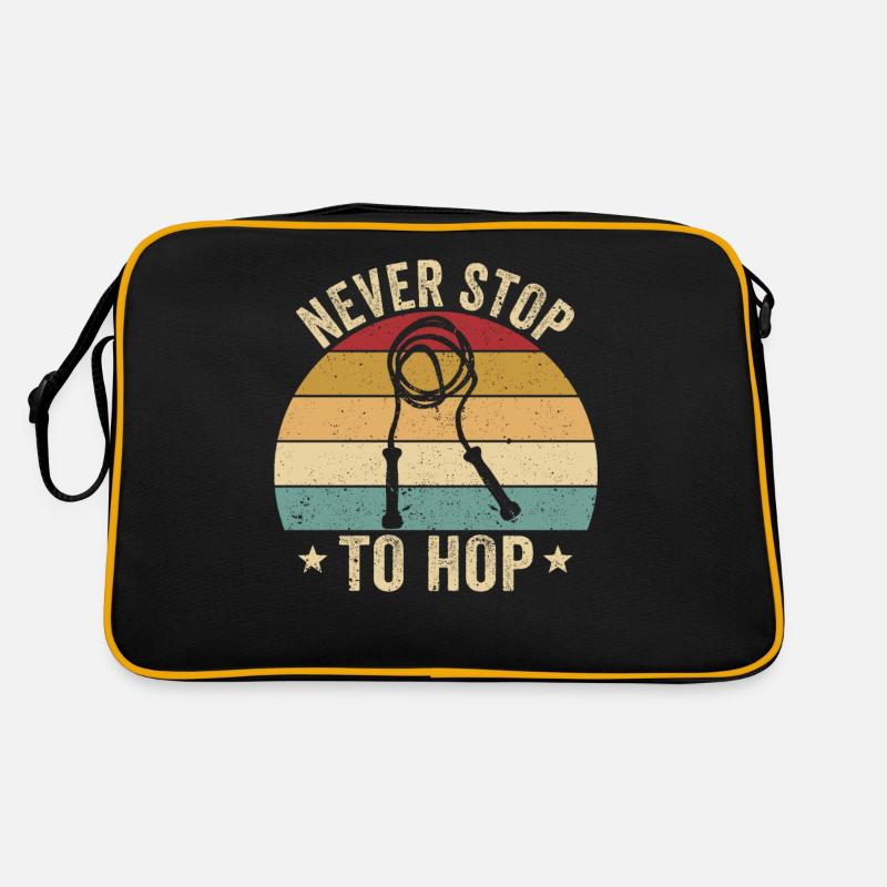 Funny skipping rope skipping rope jumping rope sprin Retro Bag