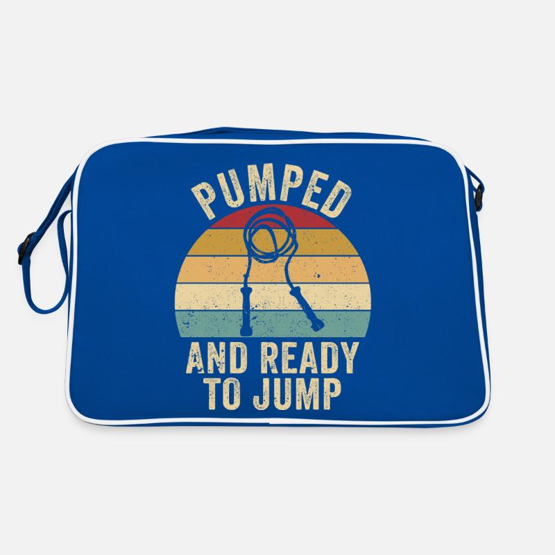 Lustiges Springseil Springseil Springseil Pumped T Retro Tasche