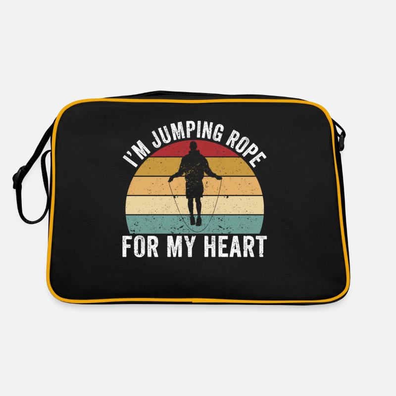 Funny skipping rope skipping rope jumping rope Retro Bag