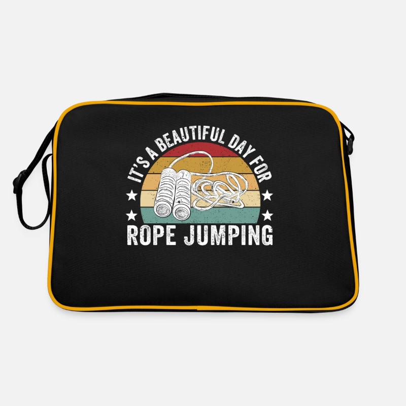 Funny skipping rope skipping rope jumping rope Retro Bag