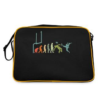 Football player Rugby-ball Football-Game Evolution - Retro Bag - black/gold - Back