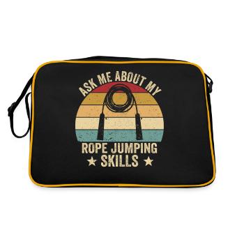 Drôle de corde à sauter corde à sauter corde à sauter - Sac Retro - noir/or - Dos