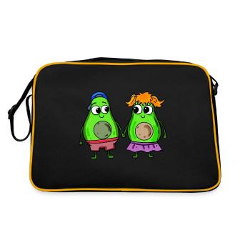 Avocado pair - Retro Bag - black/gold - Back