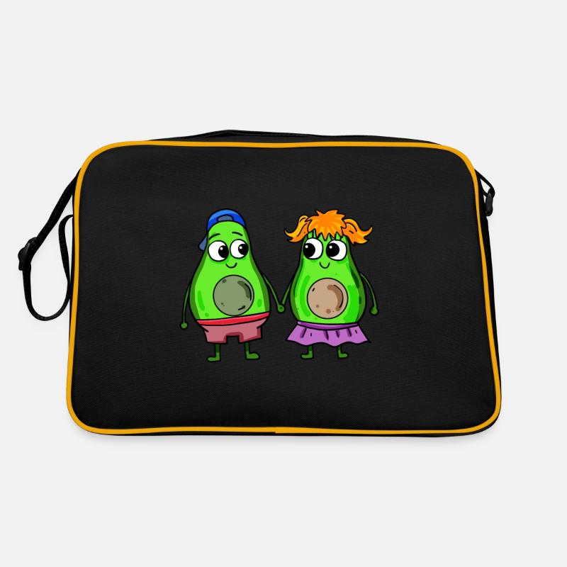 Avocado Paar Retro Tasche