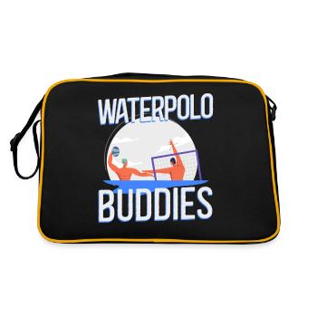 Water Polo Friends Besties Water - Retro Tasche - Schwarz/Gold - Hinten