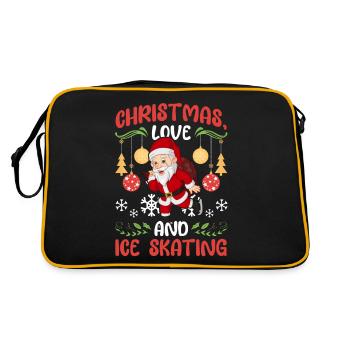 Patinage artistique Patinage artistique Père Noël Amour - Sac Retro - noir/or - Dos