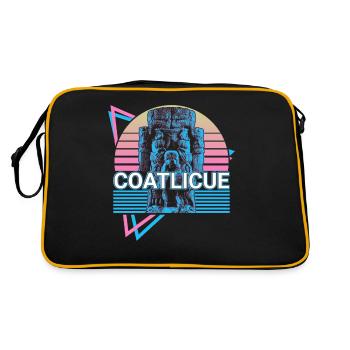 Coatlicue Mère des Dieux Déesse Aztèque des Aztèques - Sac Retro - noir/or - Dos