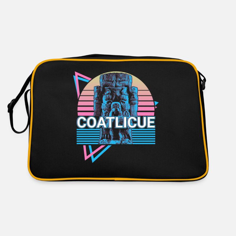 Coatlicue Mère des Dieux Déesse Aztèque des Aztèques Sac Retro
