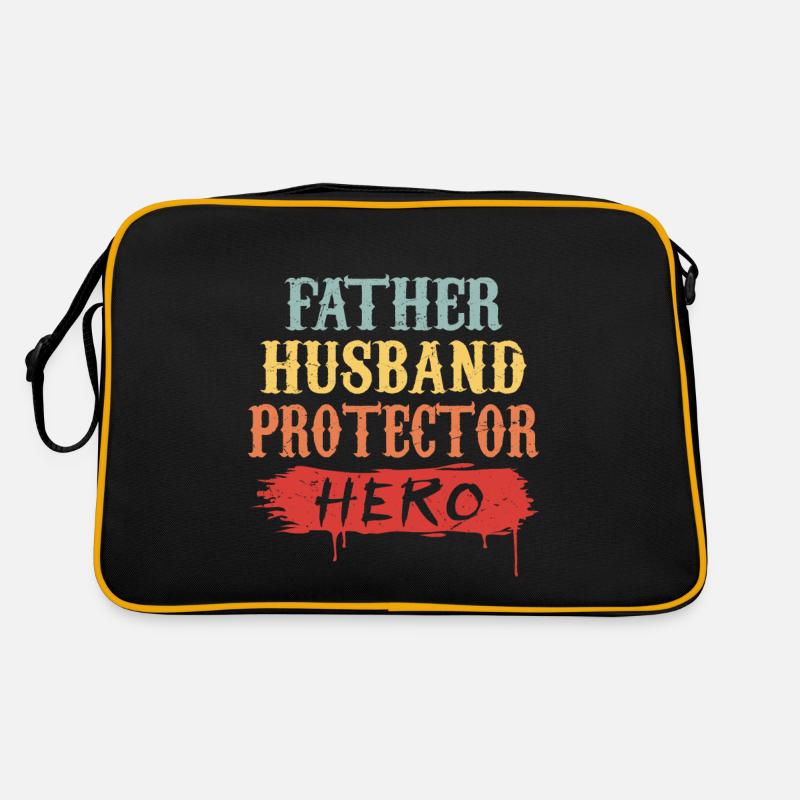 Father husband protector hero | gift Sac Retro