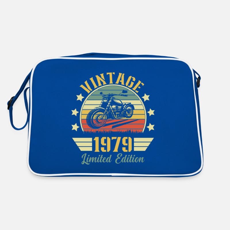 Vintage 1979 Retro Motorrad Geburtstagsgeschenk Retro Tasche