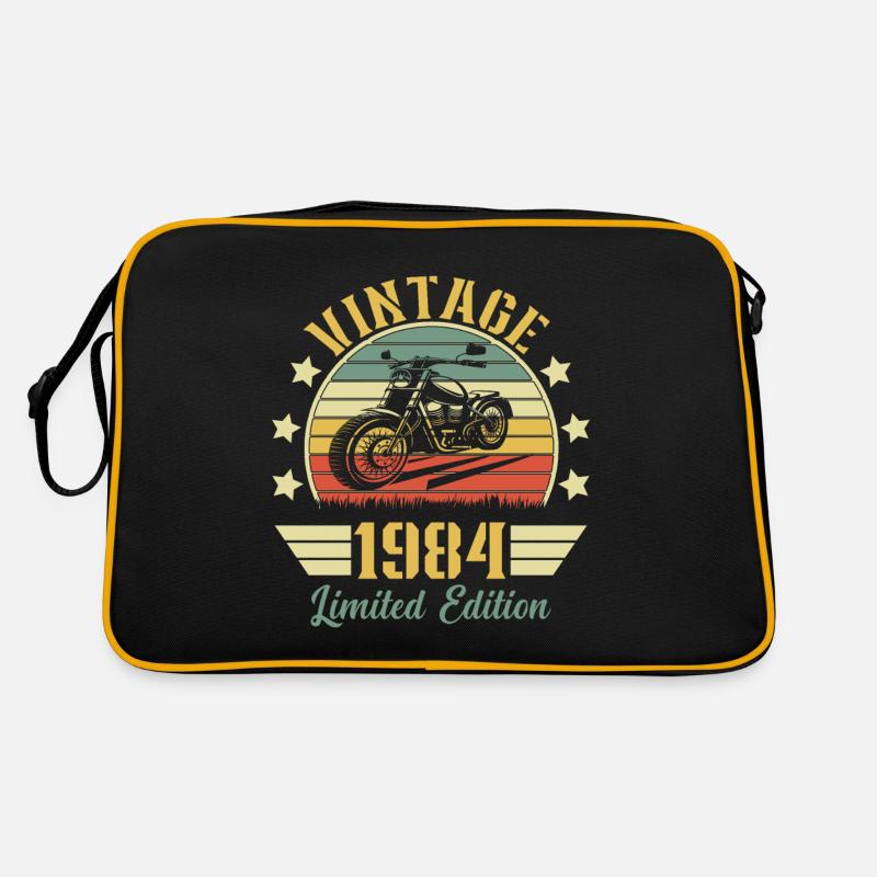 Vintage 1984 Retro Motorrad Geburtstagsgeschenk Retro Tasche