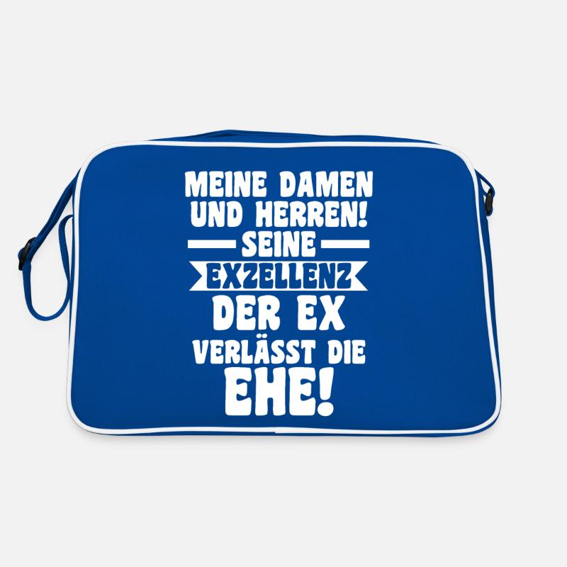 Geschieden Scheidung Scheidungsparty Retro Tasche