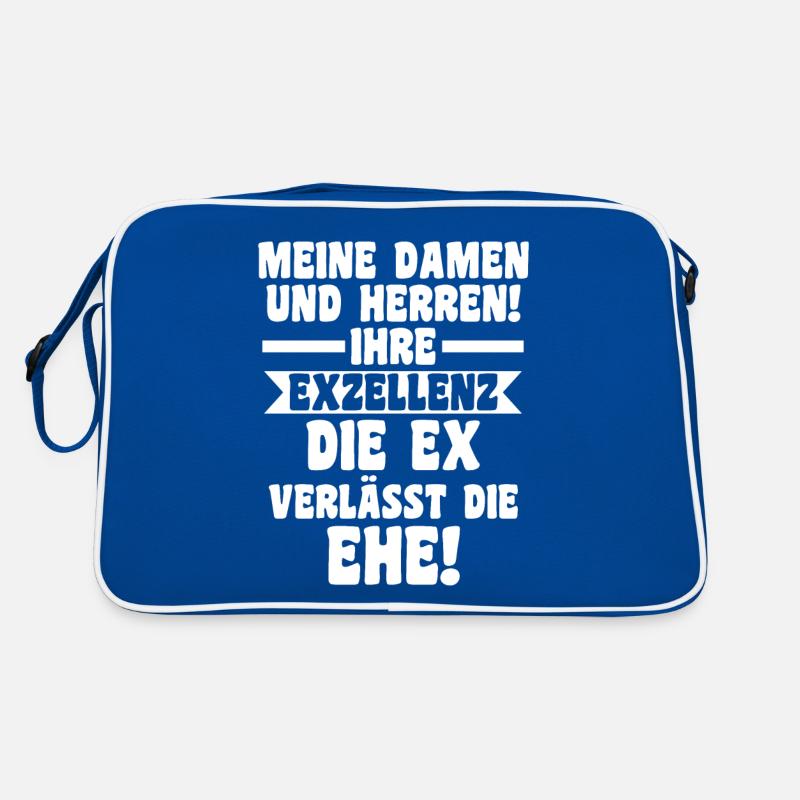 Geschieden Scheidung Scheidungsparty Retro Tasche