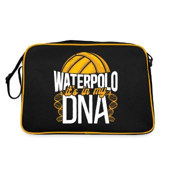 Water Polo Vintage Water Polo It's - Retro Tasche - Schwarz/Gold - Hinten