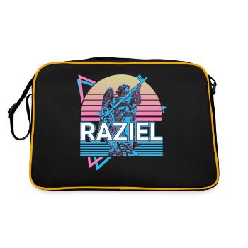 Raziel Archange Mythologie hébraïque Ret juif - Sac Retro - noir/or - Dos