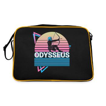 Ulysse Mythologie grecque antique Retr - Sac Retro - noir/or - Dos