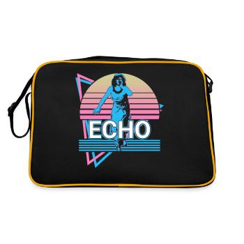 Echo Goddess Ancient Greek Greek Mythology - Retro Bag - black/gold - Back