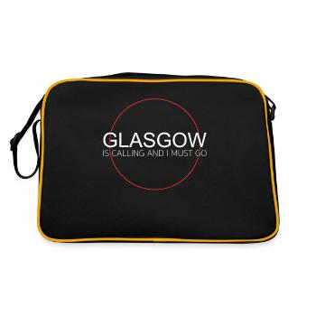 Glasgow - Retro Bag - black/gold - Back