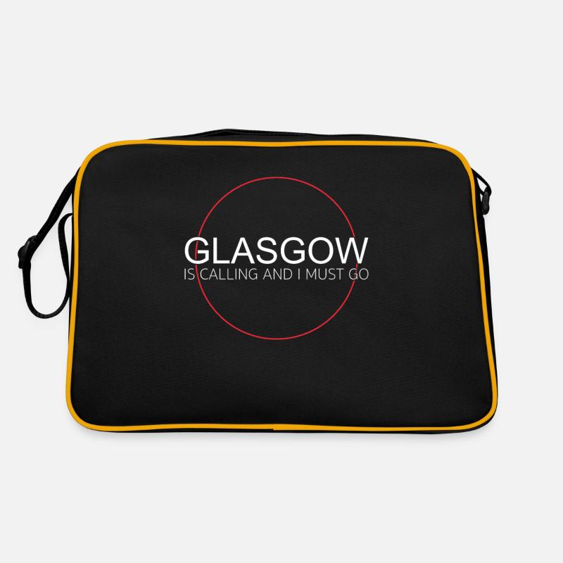 Glasgow - Retro Bag - black/gold