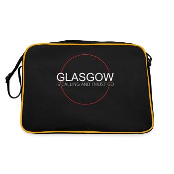 Glasgow - Retro Bag - black/gold - Back