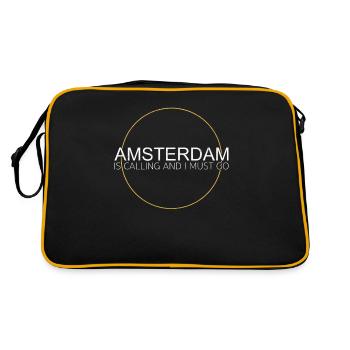 Amsterdam - Sac Retro - noir/or - Dos