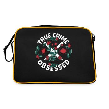 True Crime Obsessed - Retro Bag - black/gold - Back