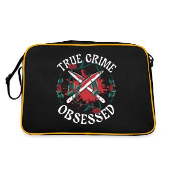 True Crime Obsessed - Retro Bag - black/gold - Back