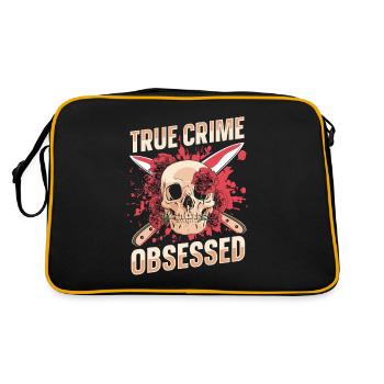 True Crime Obsessed - Retro Bag - black/gold - Back