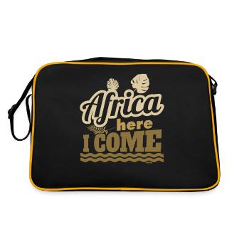 L’Afrique me voici - Sac Retro - noir/or - Dos