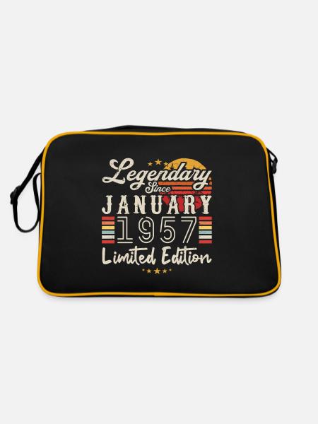 Legendary since January 1957 Limited Edition - Sac Retro - noir/or - Dos