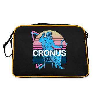 Kronus Dieu grec Mythe grec antique - Sac Retro - noir/or - Dos