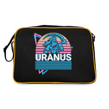 Uranus Dieu grec Mythe grec antique - Sac Retro - noir/or - Dos