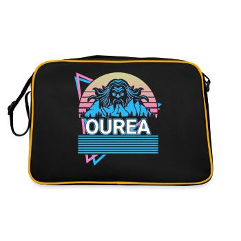 Ourea Greek god Ancient Greek mytholo - Retro Bag - black/gold - Back